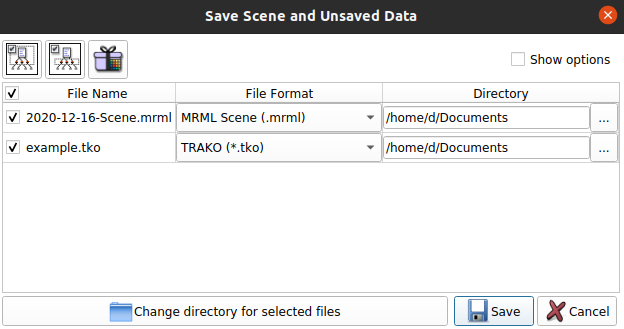 Saving .TKO files in 3D Slicer